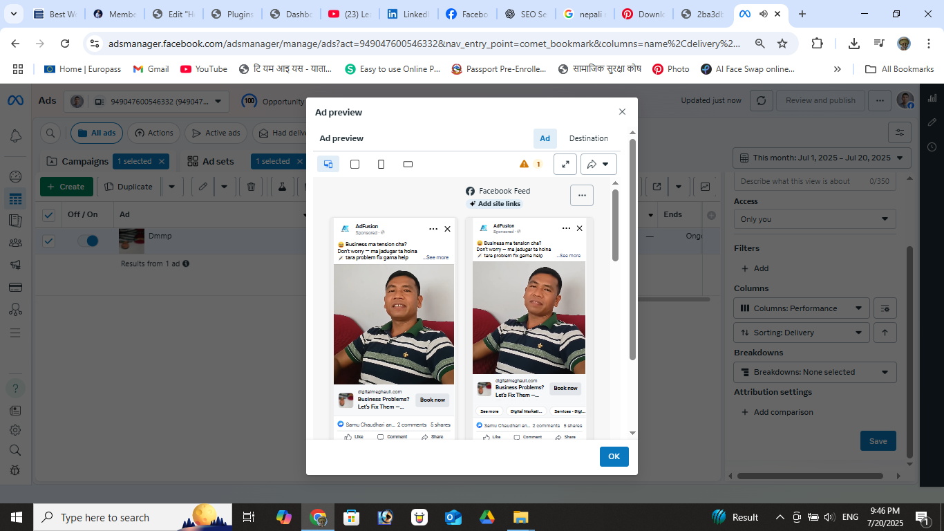 Running Ads
